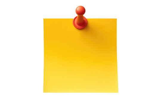 yellow sticky post it notes isolated on transparent png