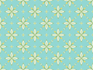 Ethnic ikat seamless pattern traditional design illustration for background carpet clothing and home decoration 