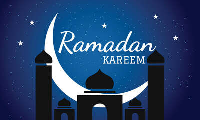 Happy Ramadan Kareem Template Design.  - obrazy, fototapety, plakaty