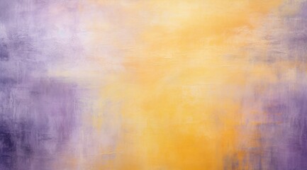 Fototapeta premium an abstract painting of yellow and purple colors