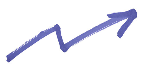 purple arrows isolated on transparent background