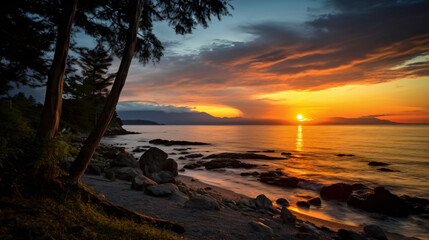 Sunrise from North Borneo Sabah Malaysia