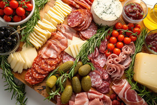 French Charcuterie Delight, street food and haute cuisine