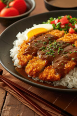 Fototapeta premium Savory Crispy Chicken Delight, street food and haute cuisine