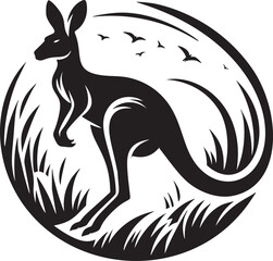 Bounding Kangaroo Icon
