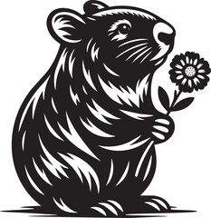 Floral Feast Wombat