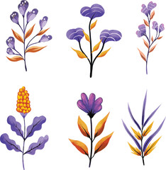 flower, floral, vector, pattern, nature, design, leaf, plant, spring, illustration, flowers, summer, art, decoration, beauty, pink, blossom, card, painting, element, color, garden, seamless, 