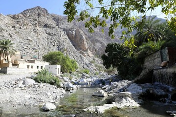 Fototapeta na wymiar Nakhal Hot Springs - Oman