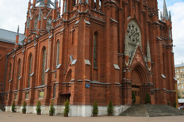 Roman Catholic Cathedral of the Immaculate Conception of the Blessed Virgin Mary. Moscow. Russia.
