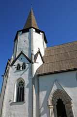 Fototapeta na wymiar Swenden, the little old church of Larbro