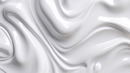 White latex glue flows down from the middle Ai Generative