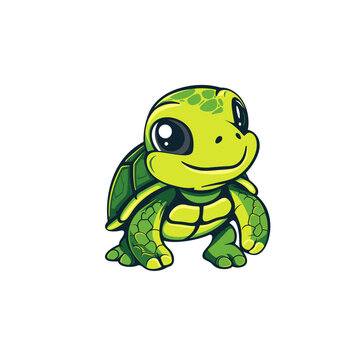 Cute turtle logo