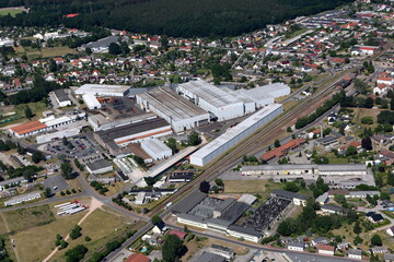 Fototapeta premium Torgelow, Industriegebiet 2016