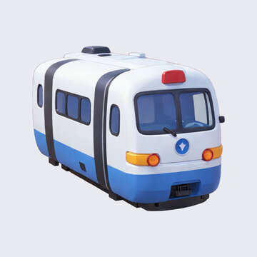 Train MRT Icon Illustration Isolated Background