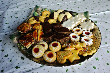 Weihnachtsgebäck verschieden Sorten