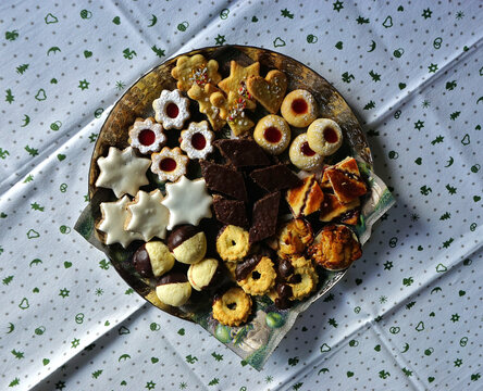 Weihnachtsgeb&auml;ck verschieden Sorten