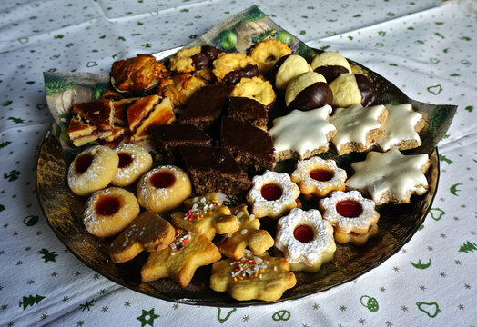 Weihnachtsgeb&auml;ck verschieden Sorten