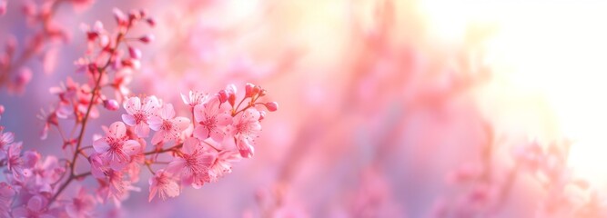 Spring, delicate background, banner, young plants,