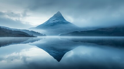 a mountain landscape