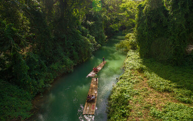 Martha Brae River Rafting in Jamaica