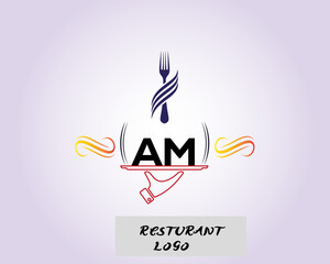 NEW BEST AM creative initial latter logo.AM abstract.AM latter vector Design.AM Monogram logo design .company logo