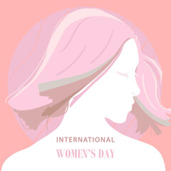 International Women's day illustration vector