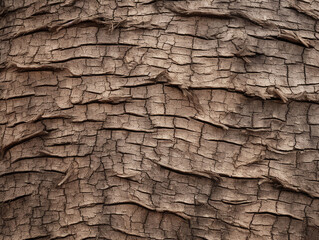 Old Tree Bark Texture Close-up, Detailed Natural Background for Environmental and Age Concepts
