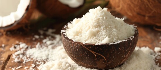 Delicious Coconut Milk Mix with Sugar, Flour, and Coconut - An Irresistible Blend of Creamy Coconut, Milk, Mix, Sugar, and Flour