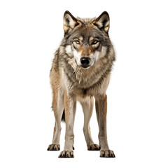 Obraz premium wolf isolated on white background