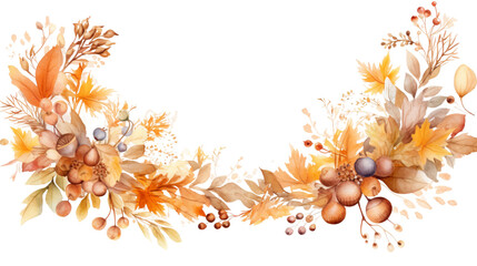 Fototapeta na wymiar autumn background with leaves