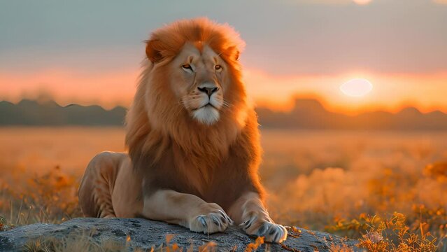4K African lions are typically found in savannas, plains, grasslands, dense bush and open woodlands where prey is abundant.