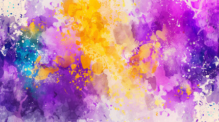 Watercolor texture, background, abstract splash of colorful paint