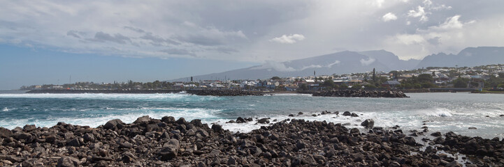 Panoramic view of Saint-Pierre de la Reunion