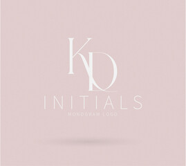 KP Monogram logo, Minimalist Typographic Line Monogram Logo, KP Wedding monogram logo, KP Typography Initial Letter Brand Logo	