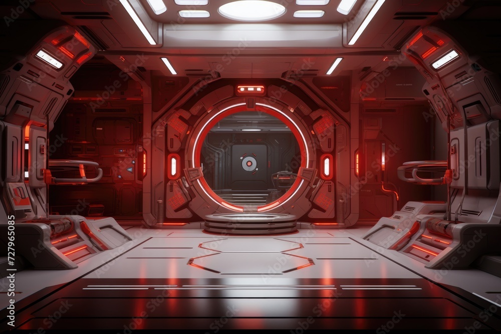 Poster a robotic spaceship embarks on a thrilling sci-fi adventure as it explores an unknown planetary syst