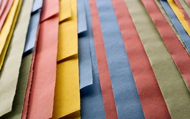 Obraz premium Colorful paper background, close-up. Colorful paper texture