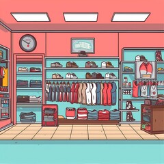 Clothing Store Interior