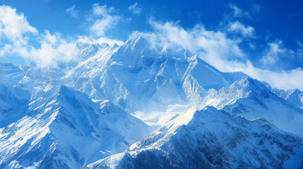 Obraz premium snow covered mountains