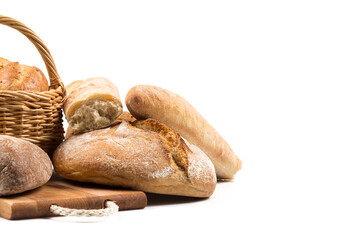 Composition with bread