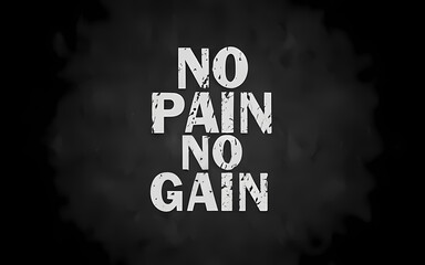 no pain no gain quote ,generative Ai