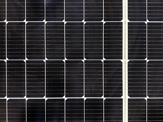 A solar panel ull frame with copy space