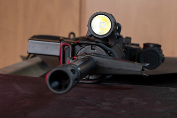 Details of an assault weapon