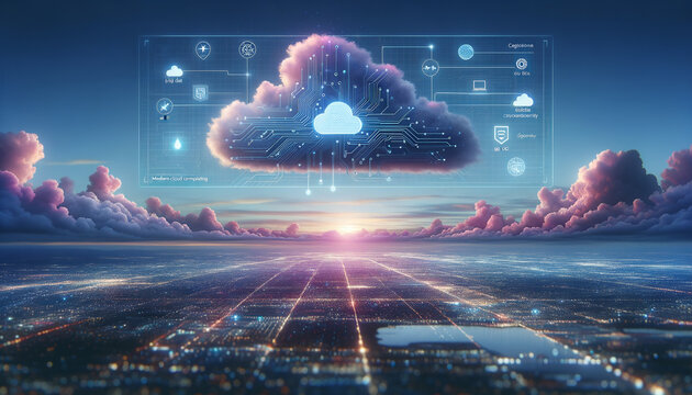 Cutting-edge Cloud Computing Trends: Minimalist Interface with Ethereal Sky