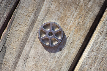 small metal cogs
