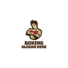 Boxing Club Hoodie Mascot