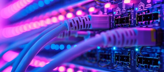 Network Switch and Ethernet Cables: A Central Concept in Data Center Connectivity.