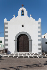 White traditional church, Lanzarote - 727984482