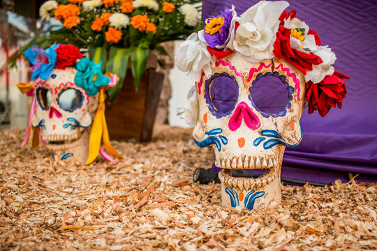 celebracion de dia de muertos en puerto vallarta, jalisco