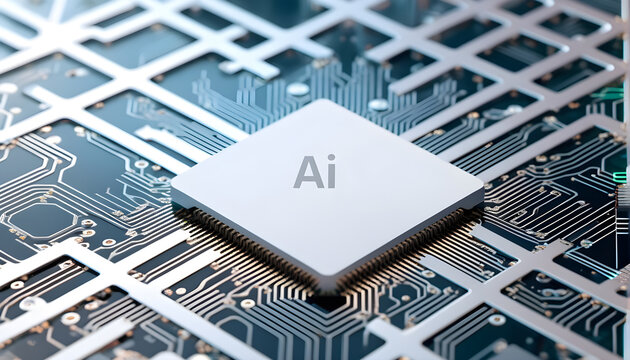 Ai and Smart Home concept illustration background