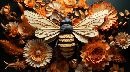 Captivating Vibrance: A Kaleidoscope of Nature's Beauty and Delicate Moments, generative AI
